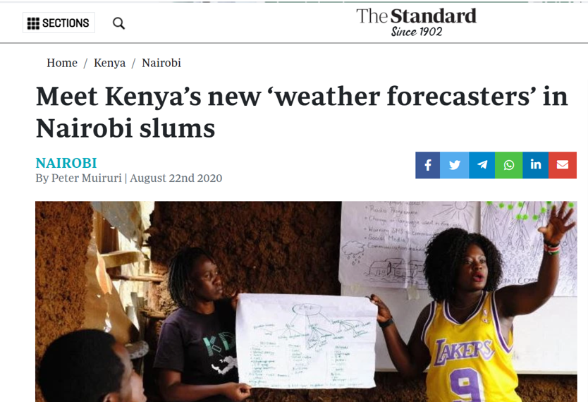 Meet Kenya’s new ‘weather forecasters’ in Nairobi slums