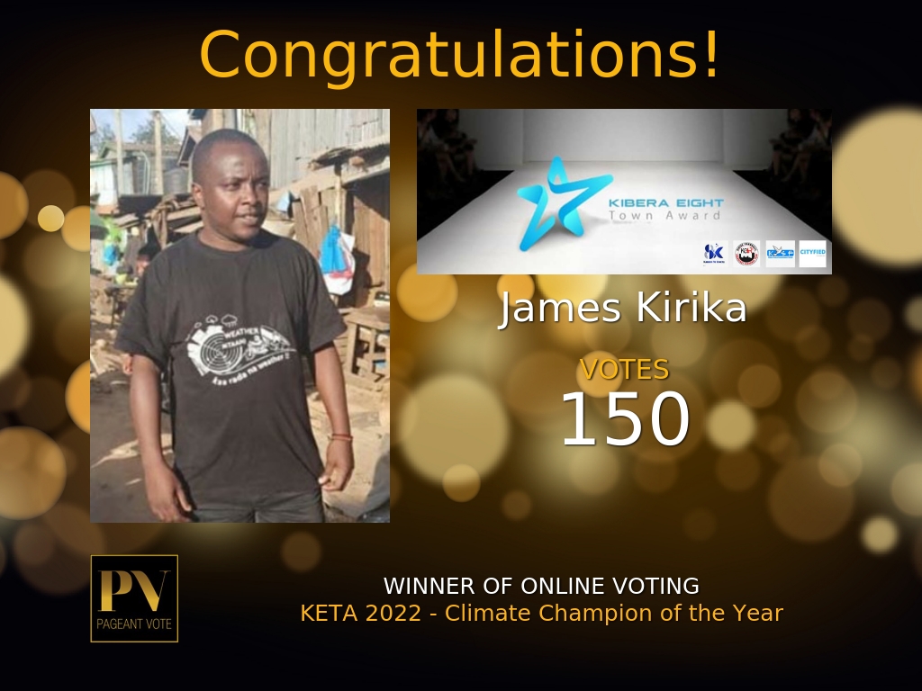 KETA 2022 Climate Champion award winner: James Kirika, Weather Mtaani leader & DARAJA partner
