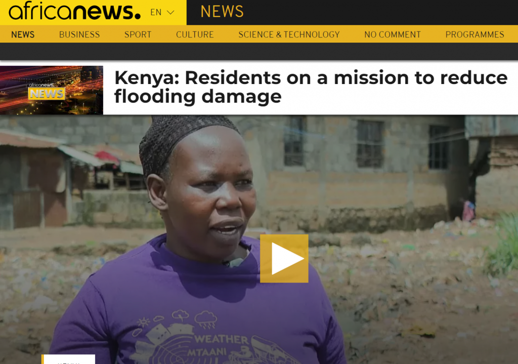 Africa News – Kenya: Residents on a mission to reduce flooding damage (DARAJA)