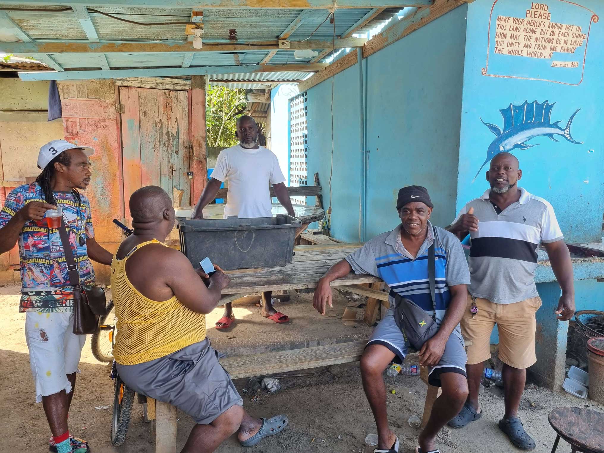 7.-Fisherfolk-at-Discovery-Bay,-Jamaica,-2023
