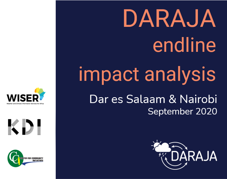 DARAJA Dar es Salaam & Nairobi Impact Results (2020)